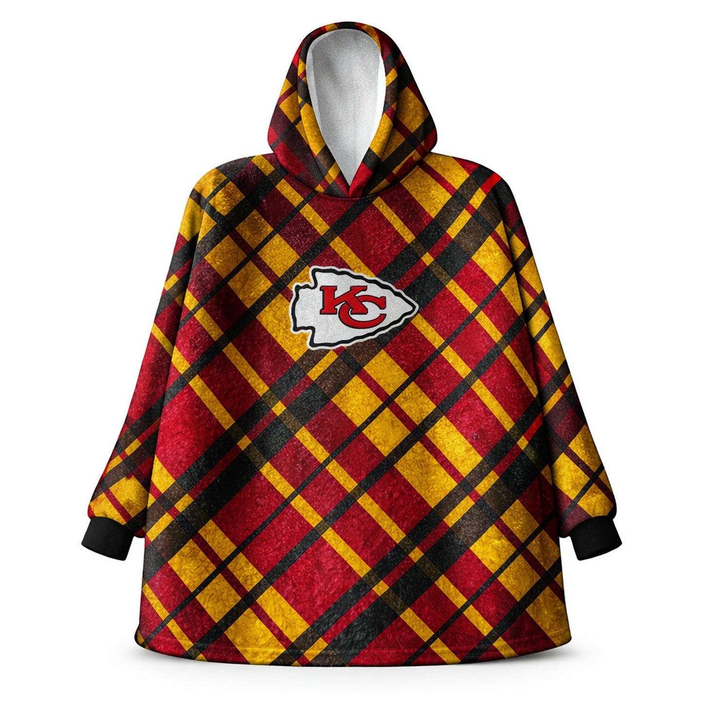 Kansas City Chiefs NFL Team Cozy Sherpa Hoodie - One Size Fits Most