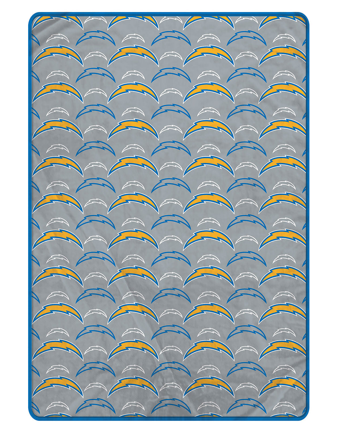 Los Angeles Chargers NFL Team Logomania XL Blanket 66x95