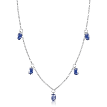 Blue Sapphire Layering Necklace
