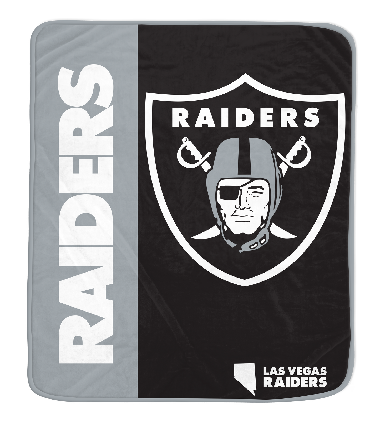 Las Vegas Raiders NFL Team Logo Soft Throw 50x60