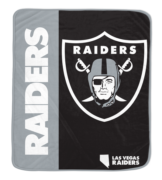 Las Vegas Raiders NFL Team Logo Soft Throw 50x60