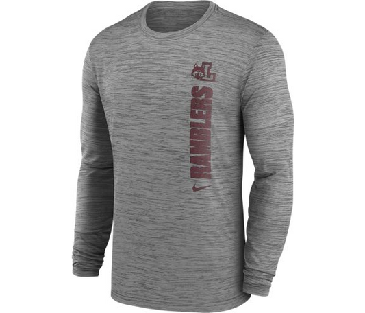 Nike Men's Loyola University Chicago Velocity Team Issue Long Sleeve Tee Shirt
