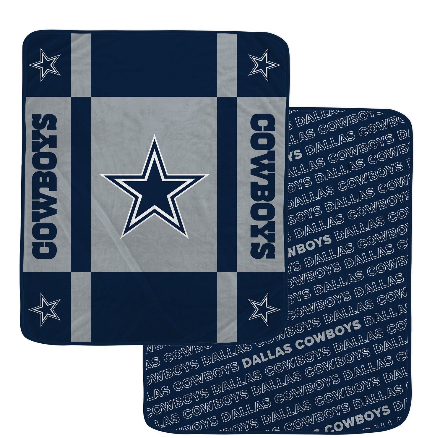 Dallas Cowboys NFL Team Reversible Soft Throw 50x60