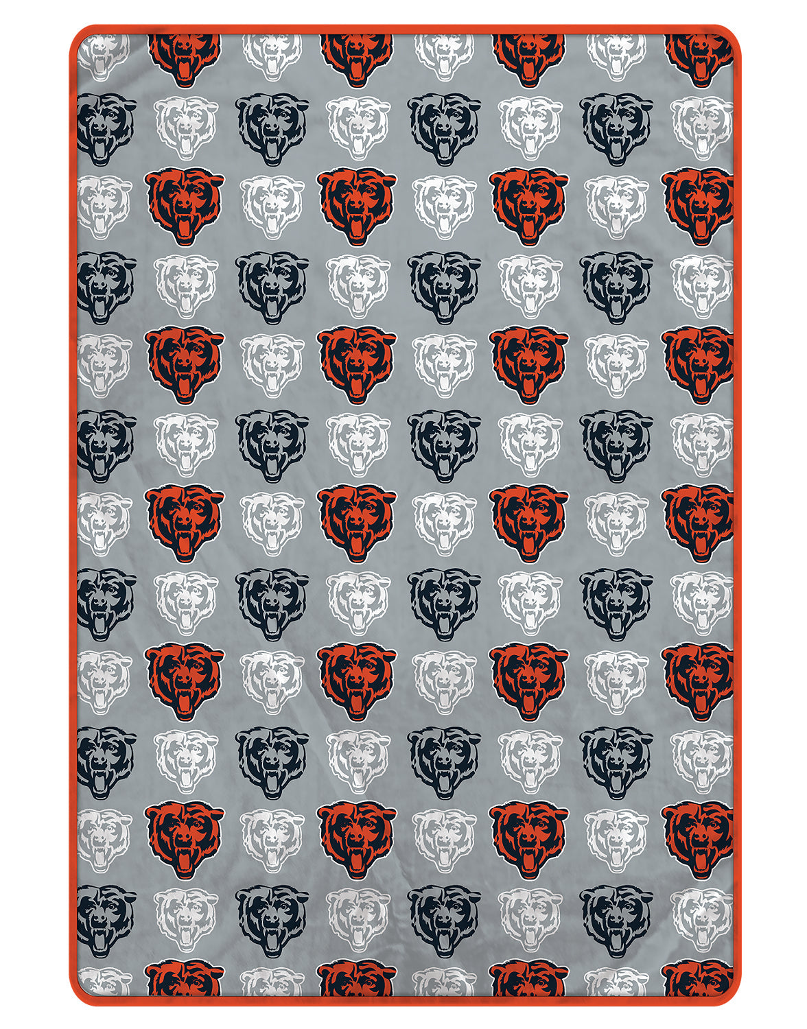 Chicago Bears NFL Team Logomania XL Blanket 66x95