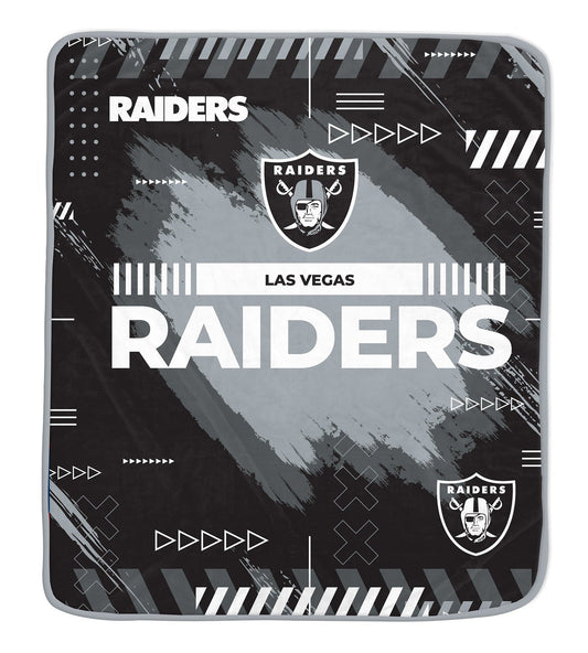 Las Vegas Raiders NFL Team Modern Logo Blanket 60x72