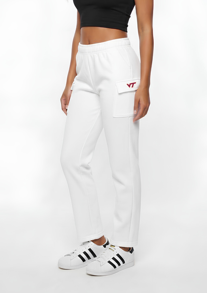 Relaxed Fit Waffle Hoodie Virginia Tech