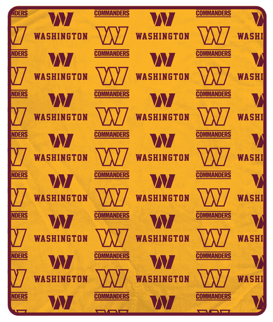 Washington Commanders NFL Team Logo Stadium Blanket 60x70