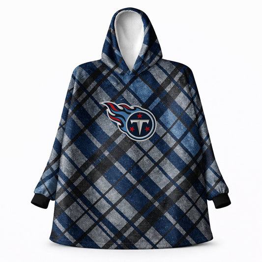 Tennessee Titans NFL Team Cozy Sherpa Hoodie - One Size Fits Most