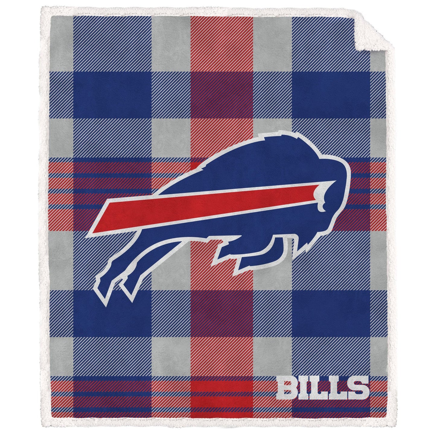 Buffalo Bills NFL Team Classic Plaid Blanket 60x70