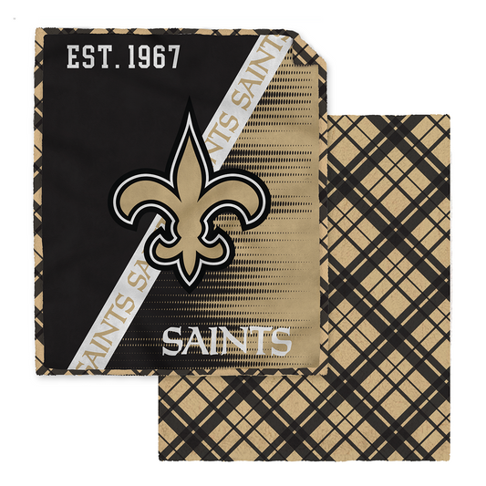 New Orleans Saints NFL Team Heritage Soft Blanket 60x80