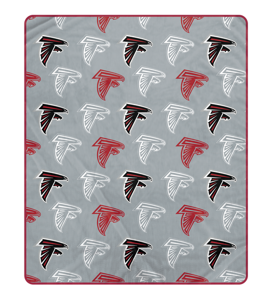 Atlanta Falcons NFL Team Signature Logo Throw 50x60