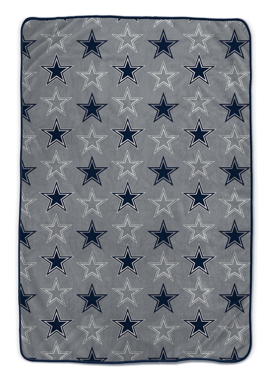 Dallas Cowboys NFL Team Logomania XL Blanket 66x95