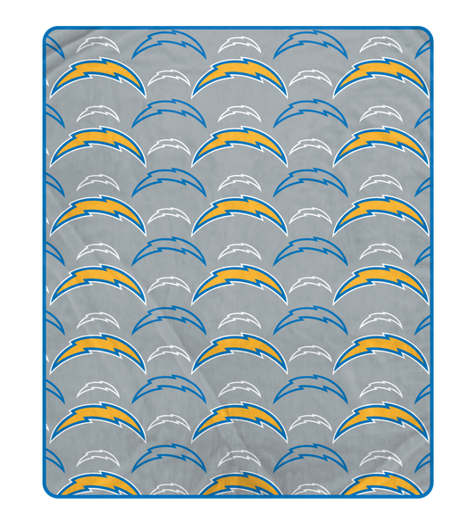 Los Angeles Chargers NFL Team Signature Logo Throw 50x60