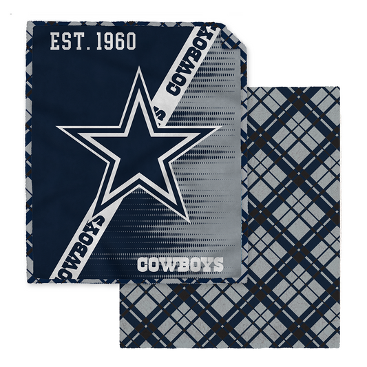 Dallas Cowboys NFL Team Heritage Soft Blanket 60x80