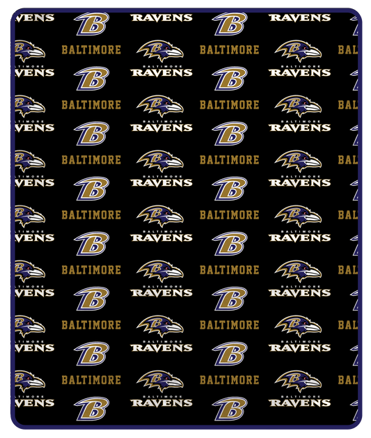 Baltimore Ravens NFL Team Logo Stadium Blanket 60x70