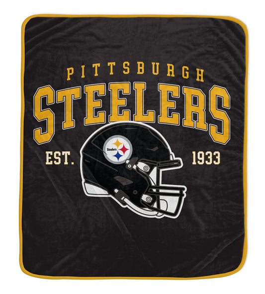 Pittsburgh Steelers NFL Team Logo Soft Blanket 60x70
