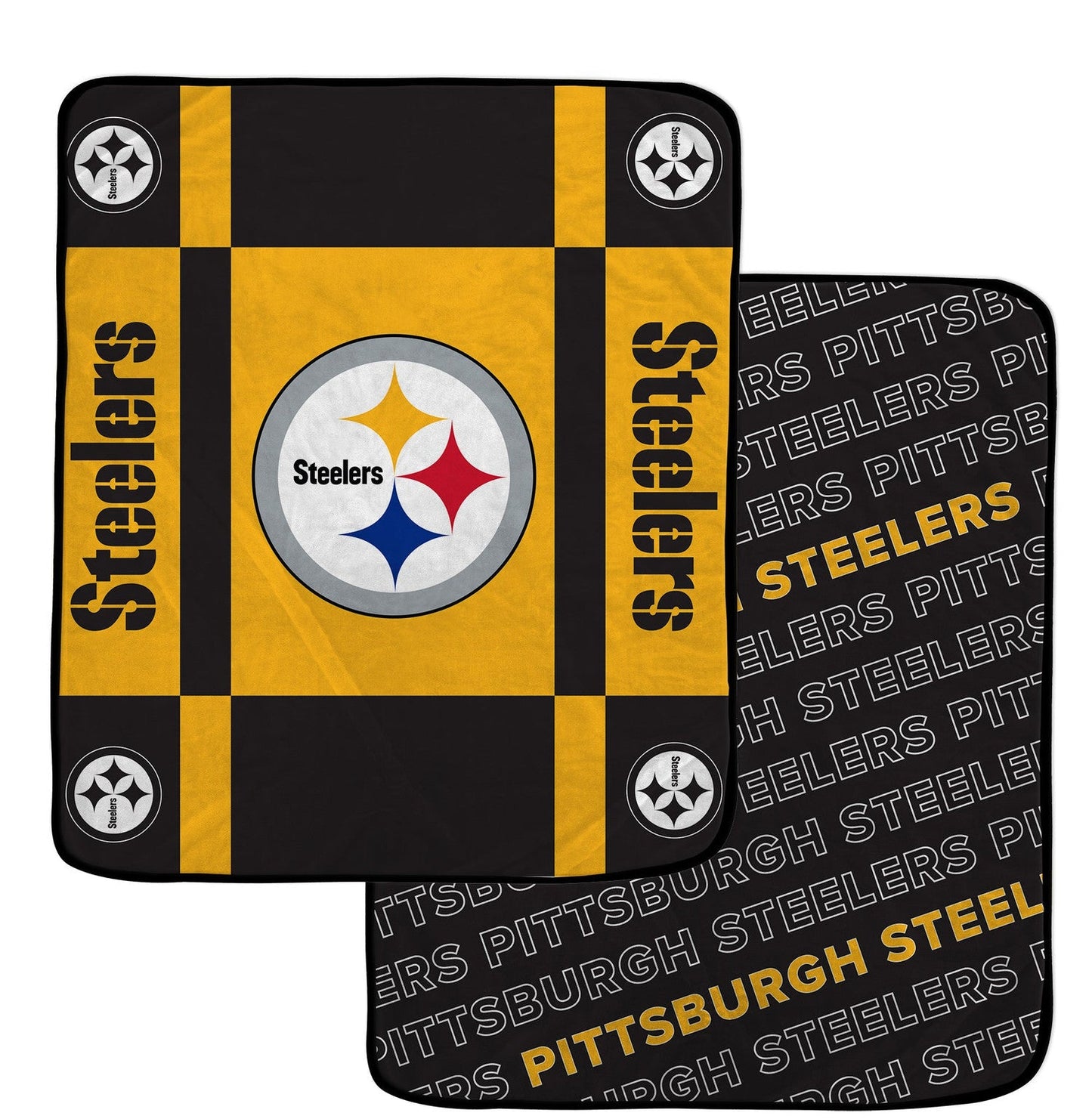 Pittsburgh Steelers NFL Team Reversible Soft Blanket 60x70