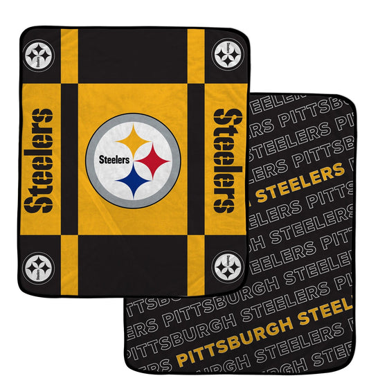 Pittsburgh Steelers NFL Team Reversible Soft Blanket 60x70