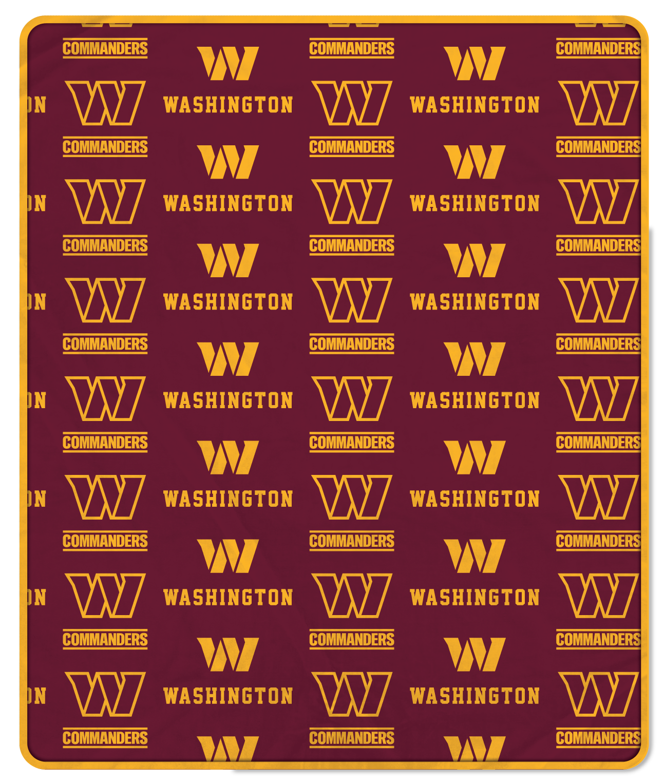 Washington Commanders NFL Team Logo Soft Blanket 60x70