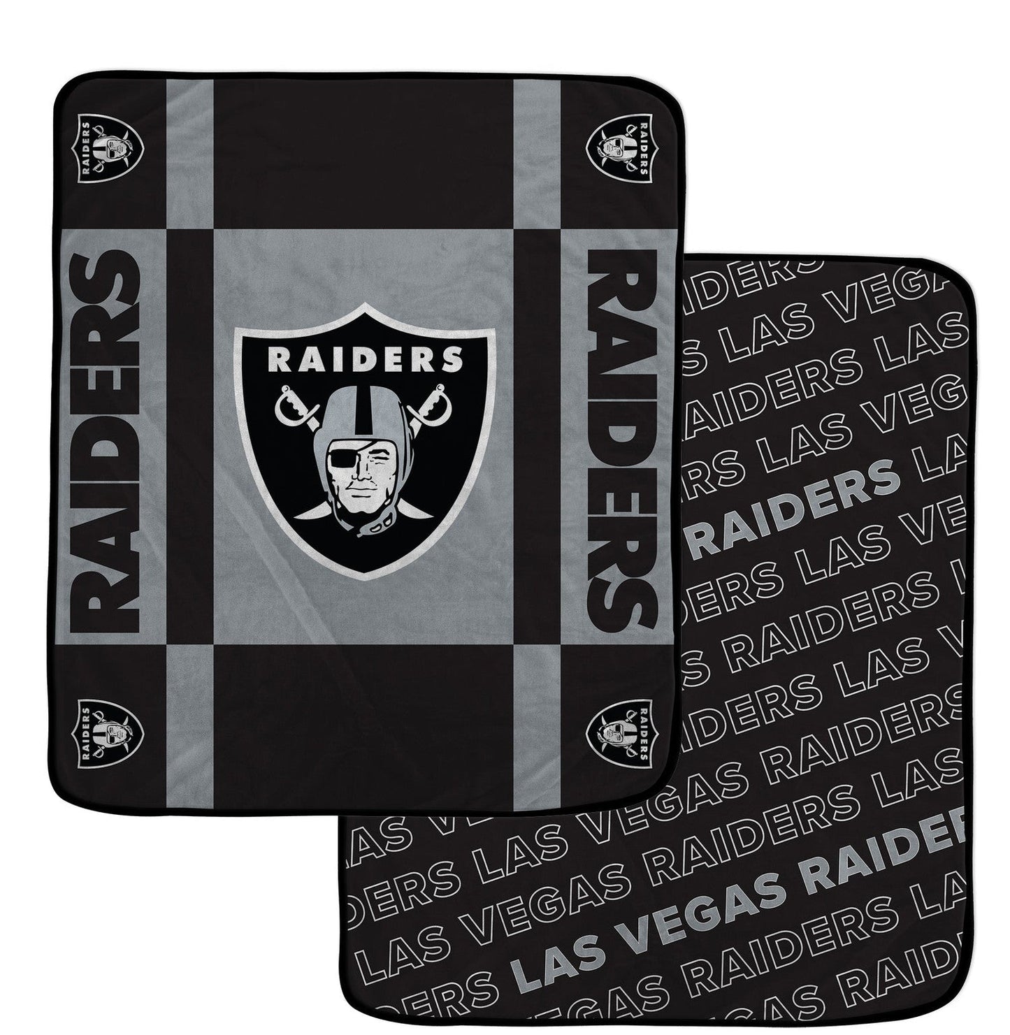 Las Vegas Raiders NFL Team Reversible Soft Blanket 60x70