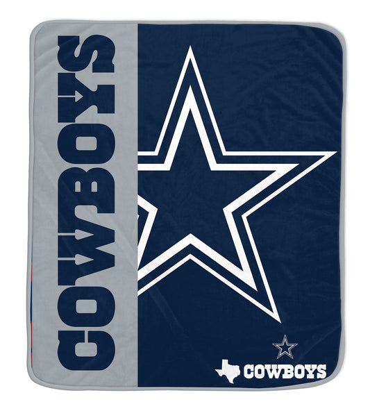 Dallas Cowboys NFL Team Logo Soft Throw 50x60