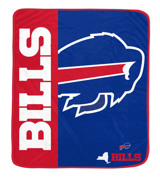Buffalo Bills NFL Team Logo Soft Throw 50x60