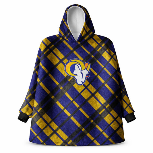 Los Angeles Rams NFL Team Cozy Sherpa Hoodie - One Size Fits Most