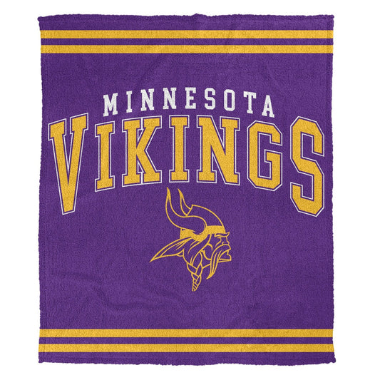 Minnesota Vikings NFL Team Classic Logo Blanket 60x70