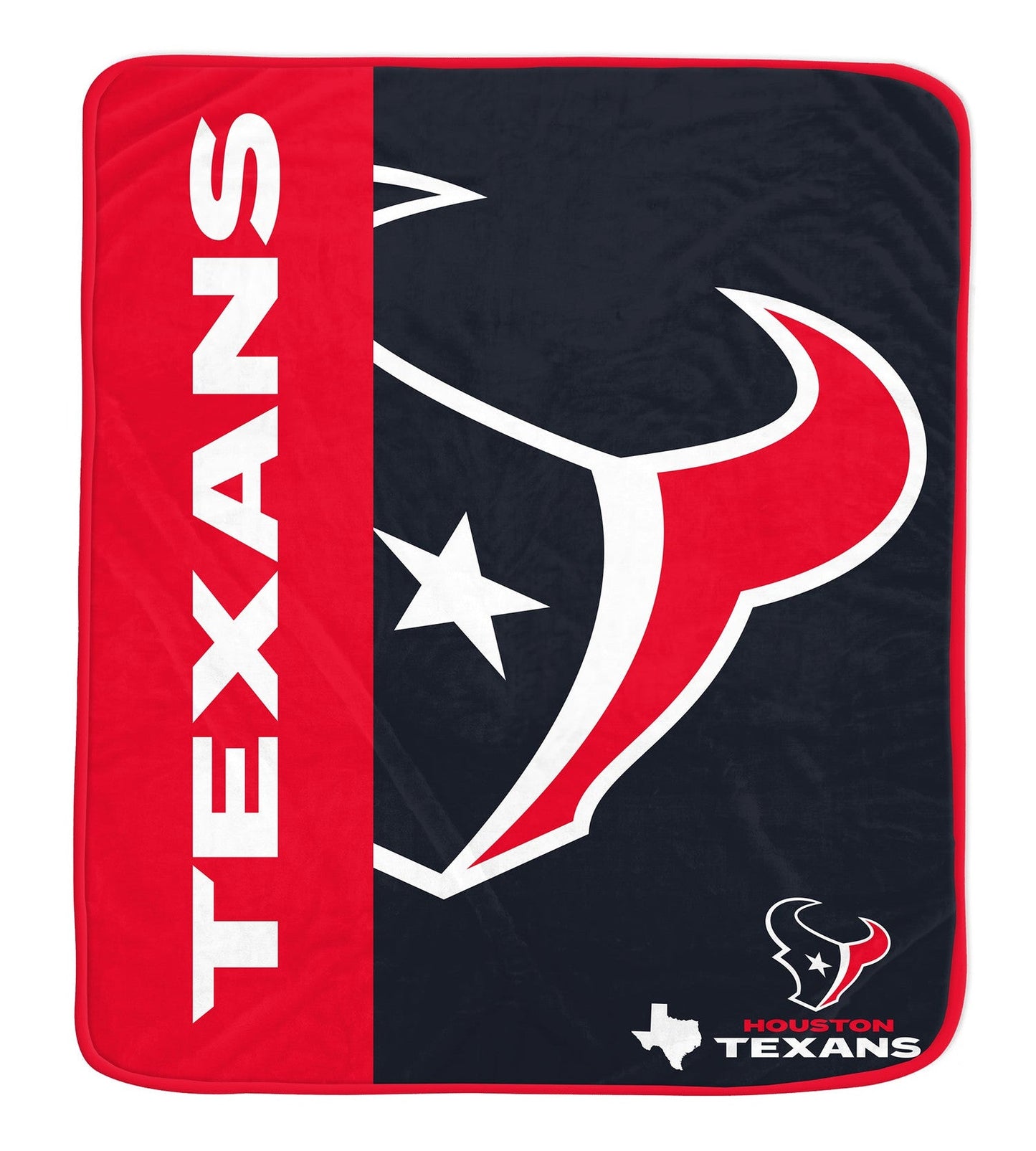Houston Texans NFL Team Logo Soft Throw 50x60