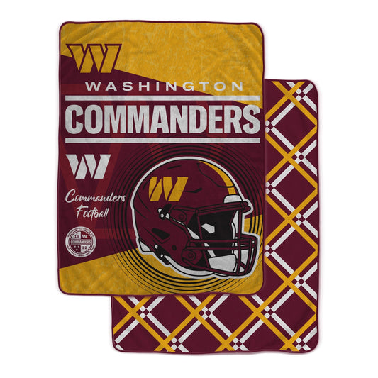 Washington Commanders NFL Team Helmet Fleece Blanket 60x80