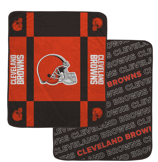 Cleveland Browns NFL Team Reversible Soft Throw 50x60