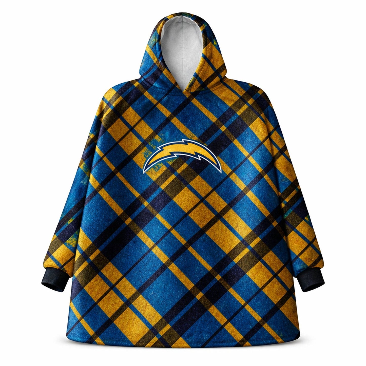 Los Angeles Chargers NFL Team Cozy Sherpa Hoodie - One Size Fits Most