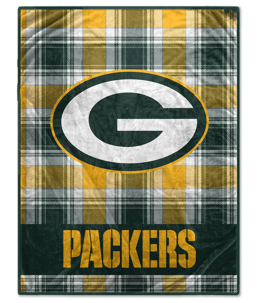 Green Bay Packers NFL Team Logo Oversized Blanket 66x95