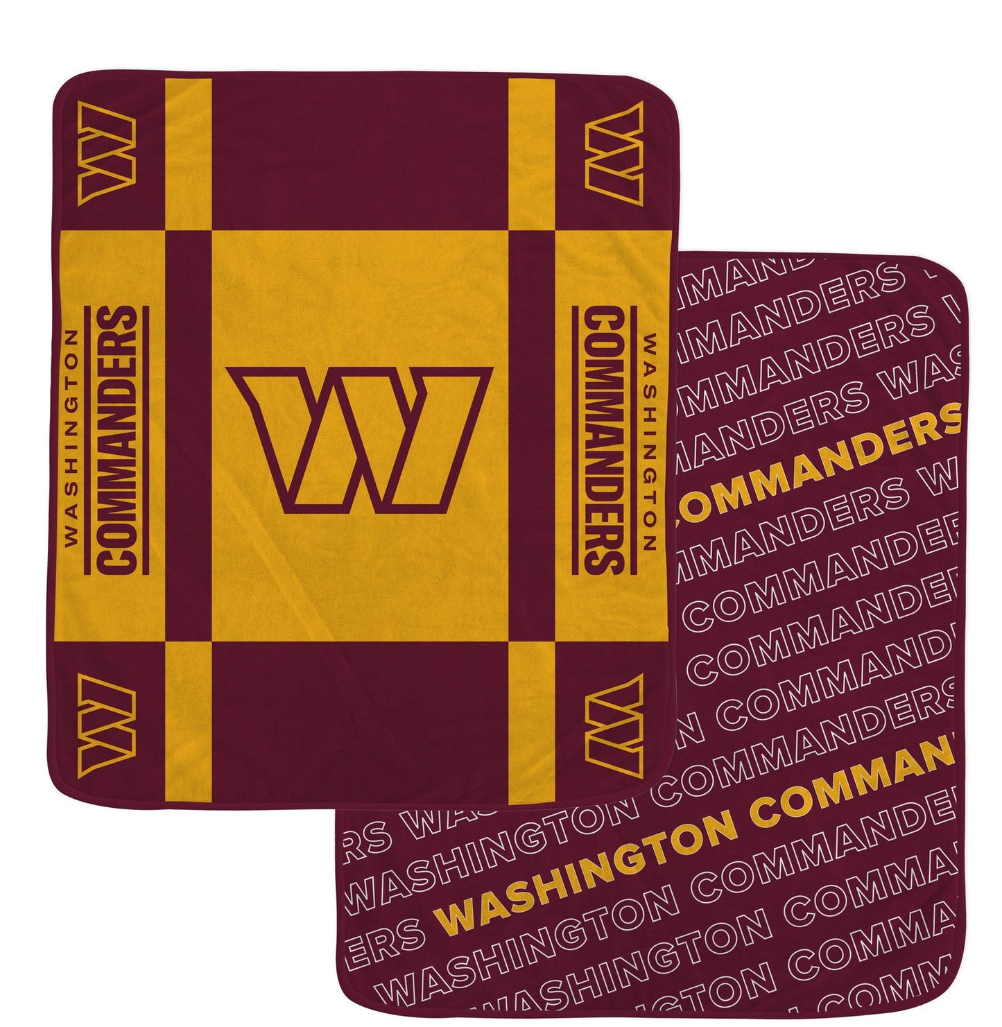 Washington Commanders NFL Team Reversible Soft Blanket 60x70
