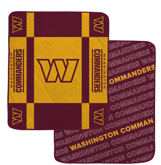 Washington Commanders NFL Team Reversible Soft Blanket 60x70