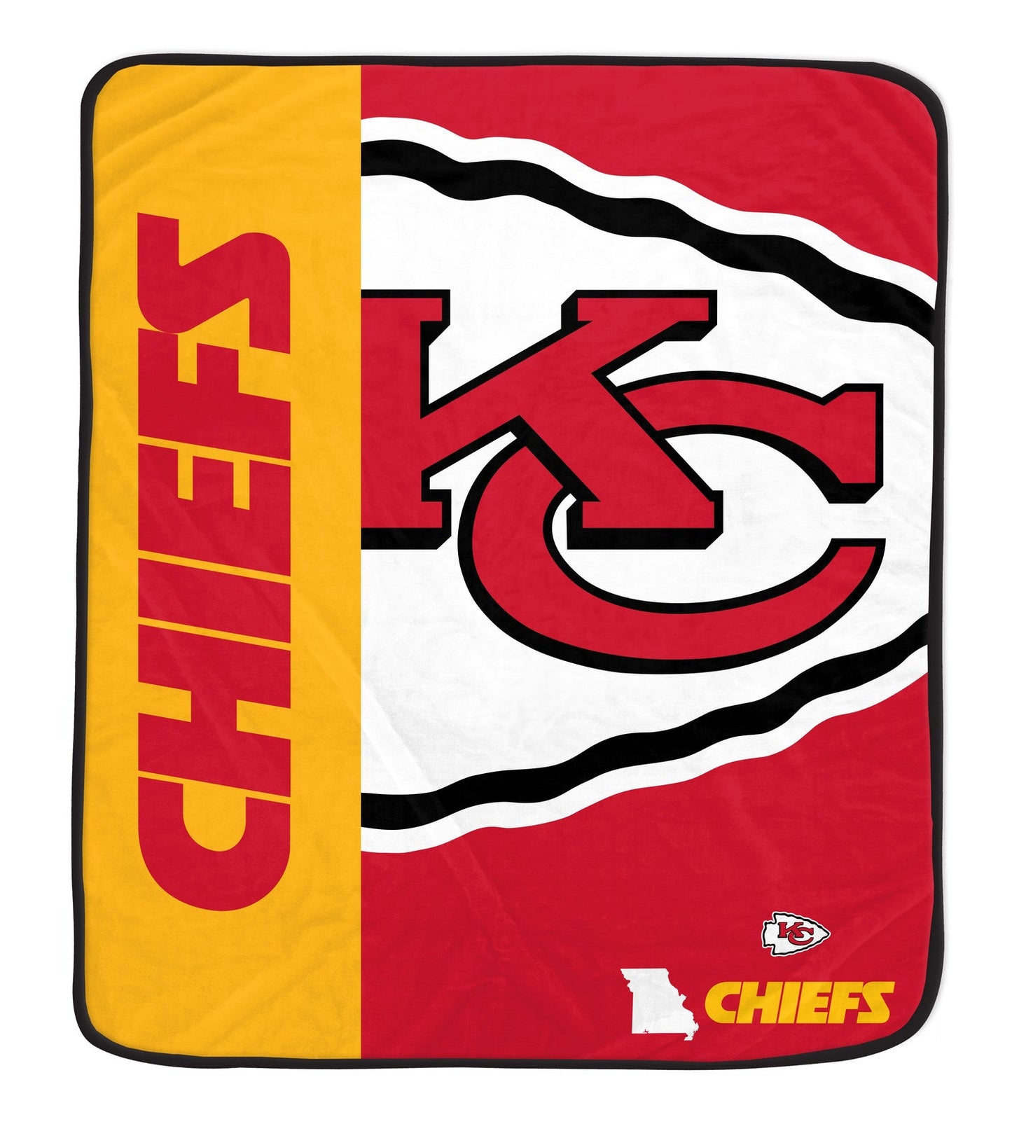 Kansas City Chiefs NFL Team Logo Soft Throw 50x60