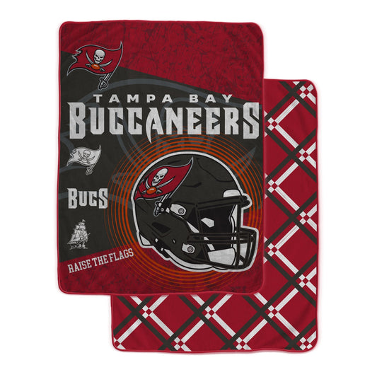 Tampa Bay Buccaneers NFL Team Helmet Fleece Blanket 60x80