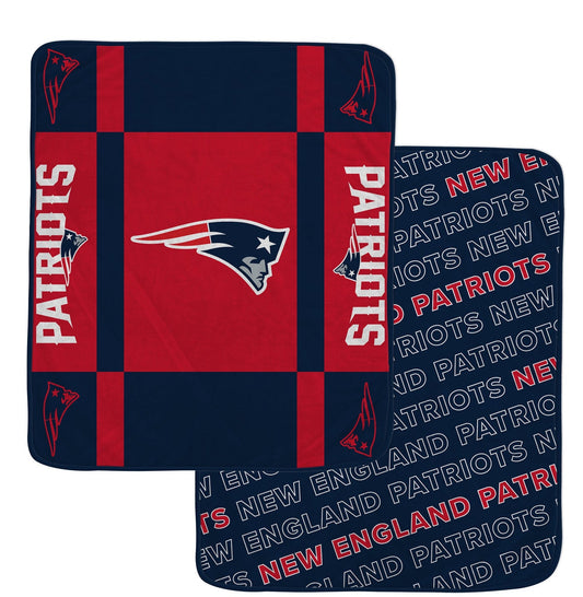 New England Patriots NFL Team Reversible Soft Blanket 60x70