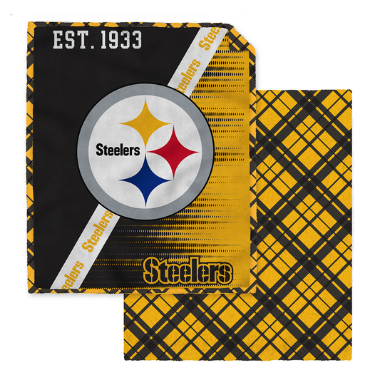 Pittsburgh Steelers NFL Team Heritage Soft Blanket 60x80