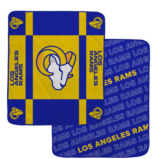 Los Angeles Rams NFL Team Reversible Soft Blanket 60x70