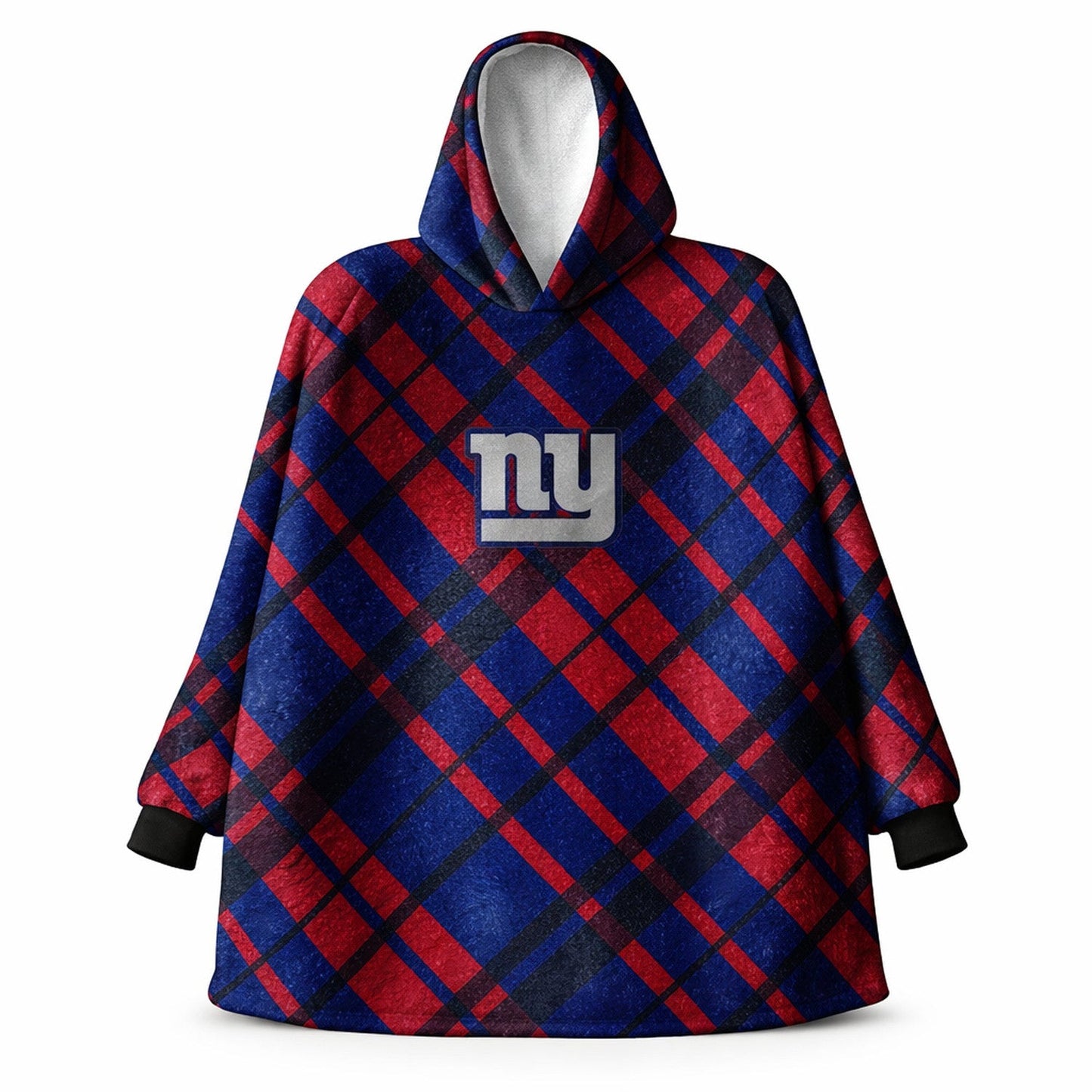 New York Giants NFL Team Cozy Sherpa Hoodie - One Size Fits Most