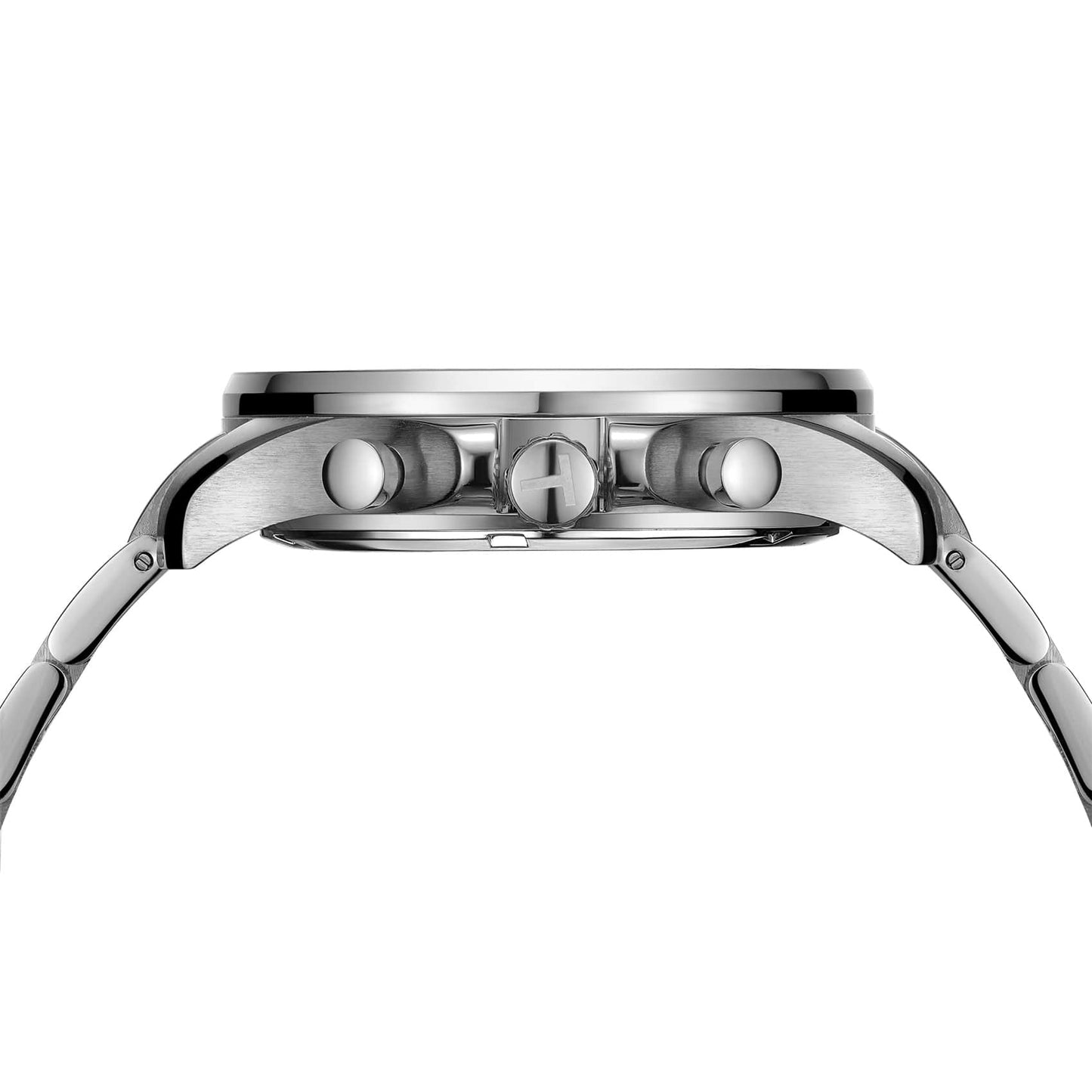 Silver Tone Blue-