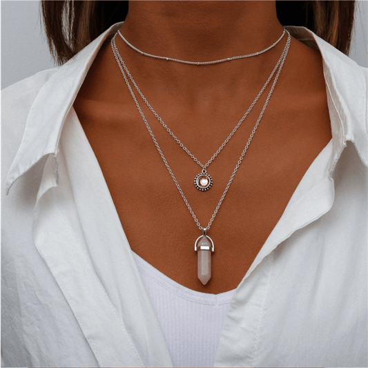 Pink / Silver-