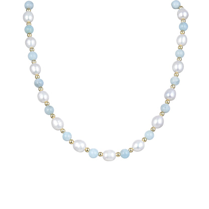 Blue, White-