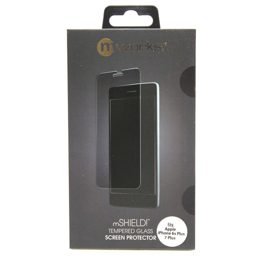 Mworks Mshield Tempered Glass Screen Protector for Iphone 7 Plus / 6s Plus - Retail Packaging - Clear