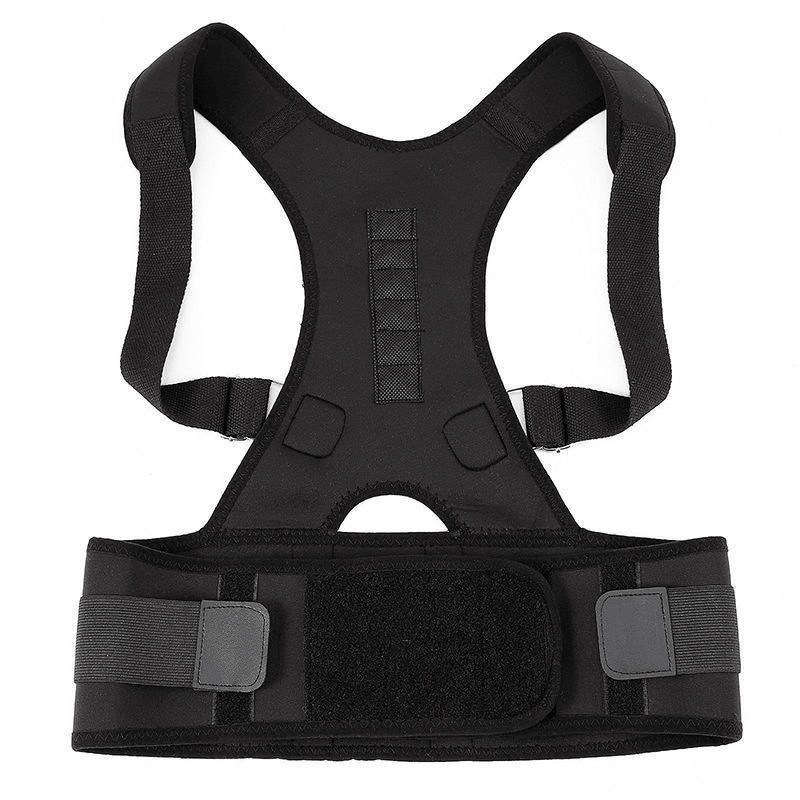 Posture Corrector Support Magnetic Back Shoulder Brace Belt Band For Men Women