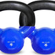 A. 5LB - Dark Blue  Vinyl Coated - Pair