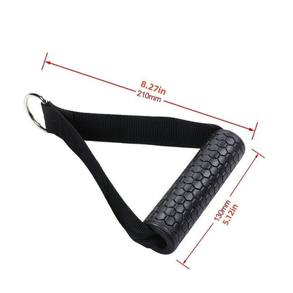 2-pack Heavy Duty Exercise Handle With Carabiners; Grip Attachments For Cable Machine Pulleys; Gym Equipment; Resistance Bands;