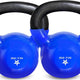 D. 20LB - Dark Blue  Vinyl Coated - Pair