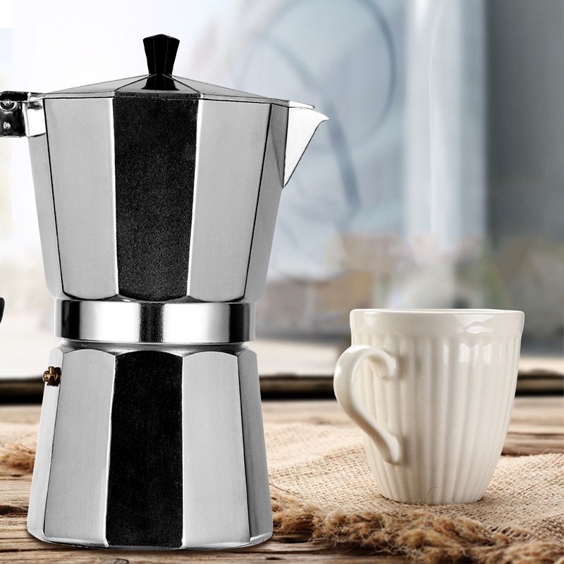 Italian Type Coffee Maker Aluminum Mocha Espresso Percolator Pot Coffee Maker Moka Pot Espresso Shot Maker Espresso Machine